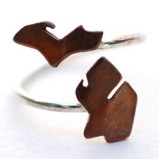 Bague Michigan Place pour la vente par LettersToSarah Metalsmithing