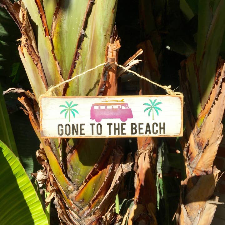 Gone To The Beach Sign for wholesale by Mahalo Market