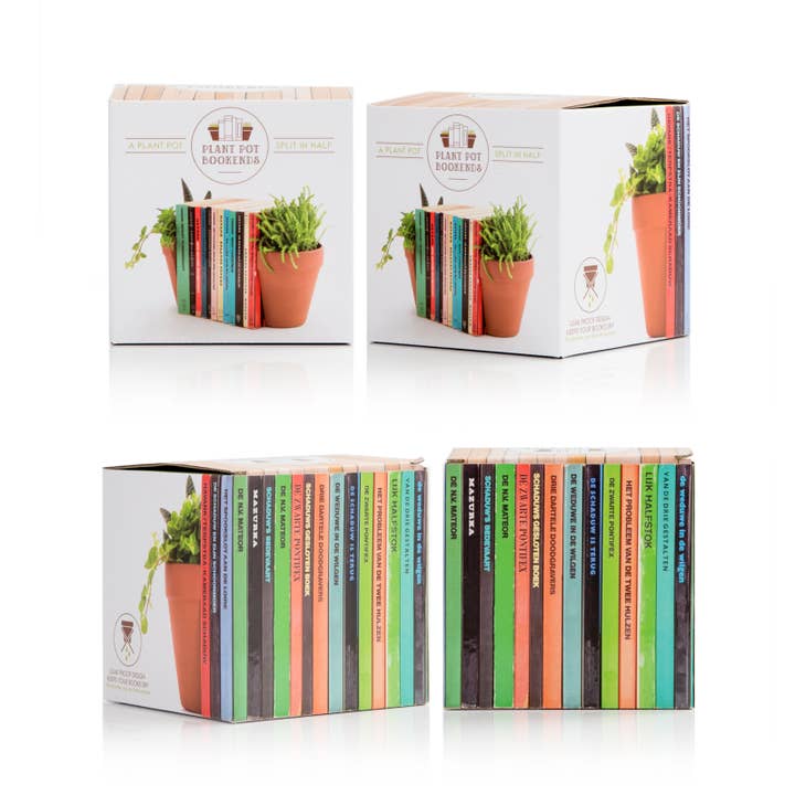SUCK UK Ltd - USA - Wholesale Bookend - Plant Pot Bookends