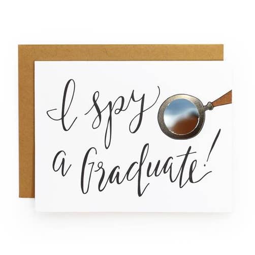 I Spy Graduate | Tarjeta de Graduación para venta al por mayor de Wild Ink Press