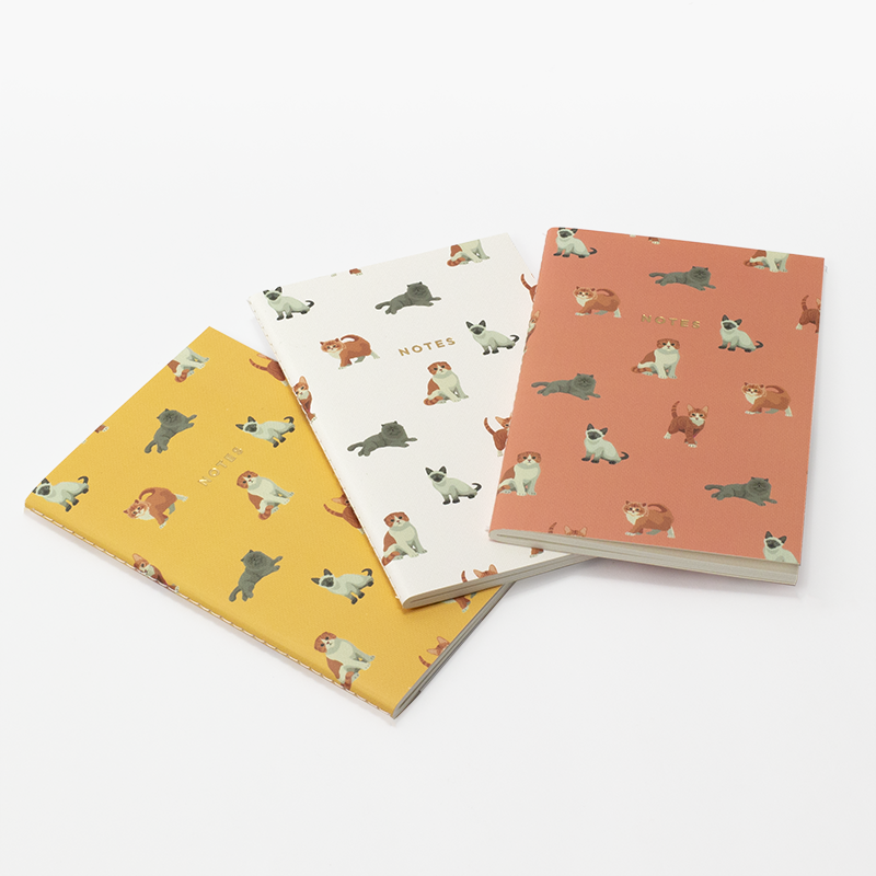 Hadron Epoch Design Studio - Wholesale Notebook - Mini Meow Meow Pattern Notebook1