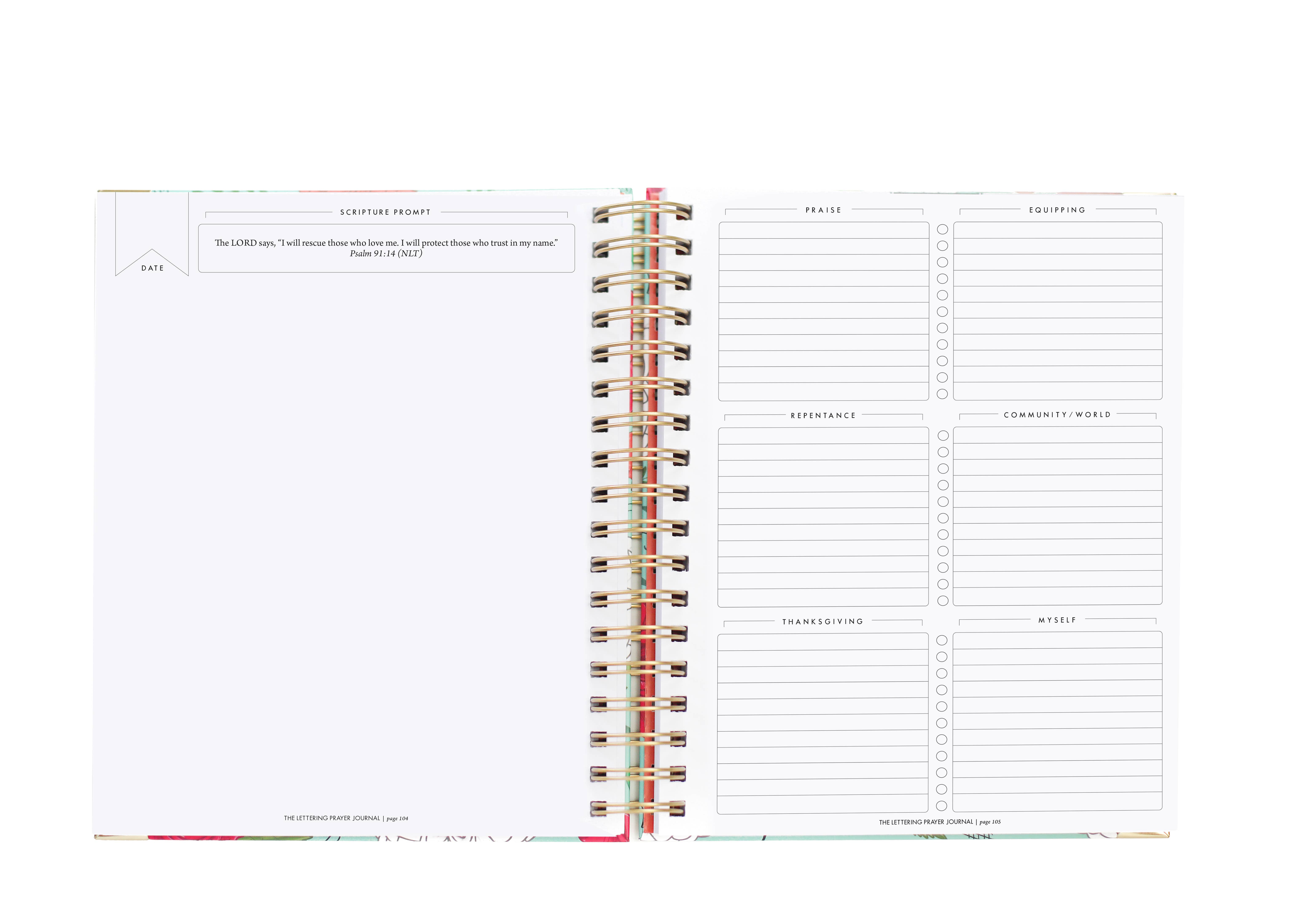 Krystal Whitten Studio - Wholesale Journal/Diary - The Lettering Prayer Journal6