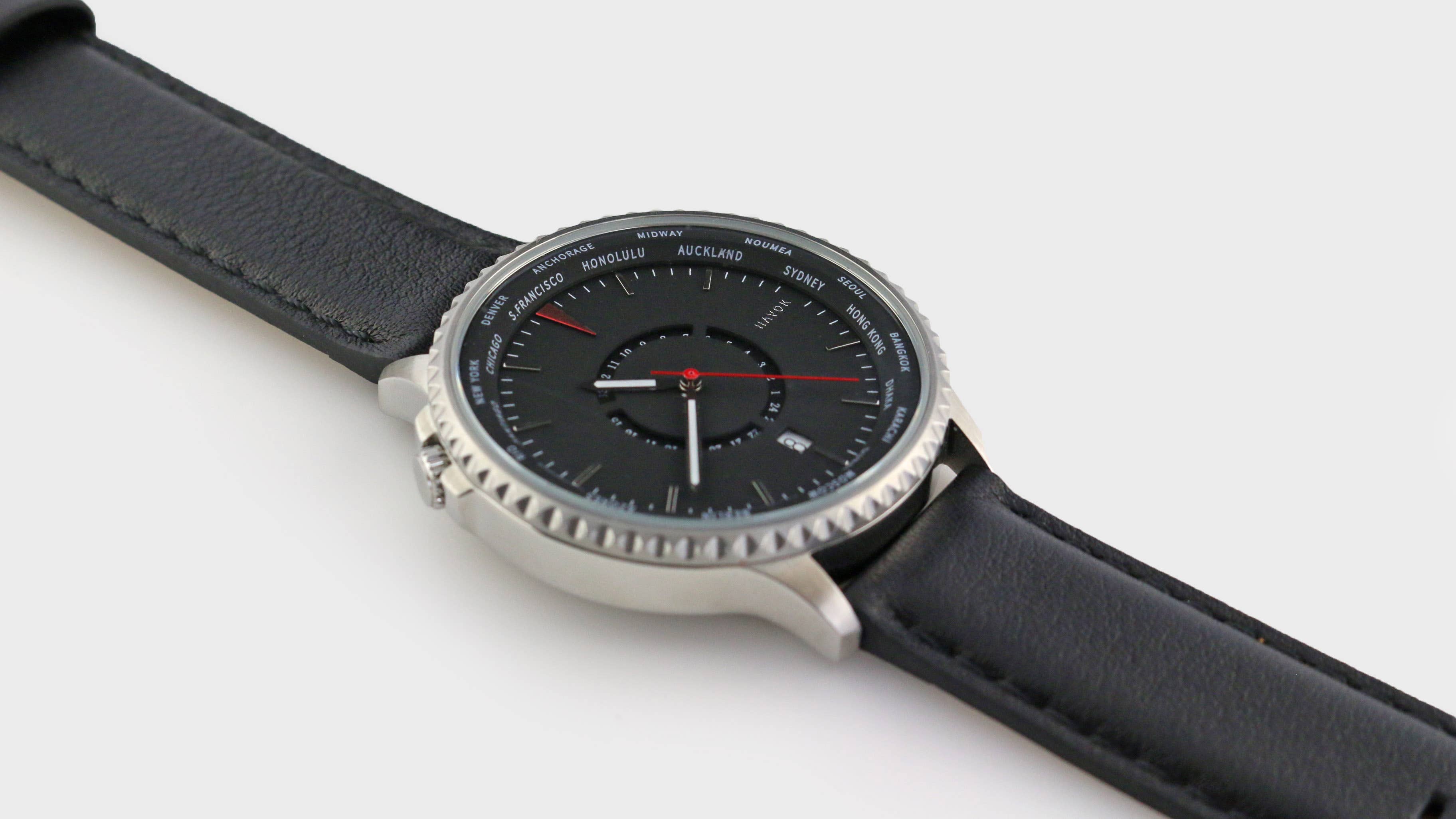 Elliot Havok - Wholesale Wrist Watch - Men's - World Traveller | 24 Time Zones On a World Timer7