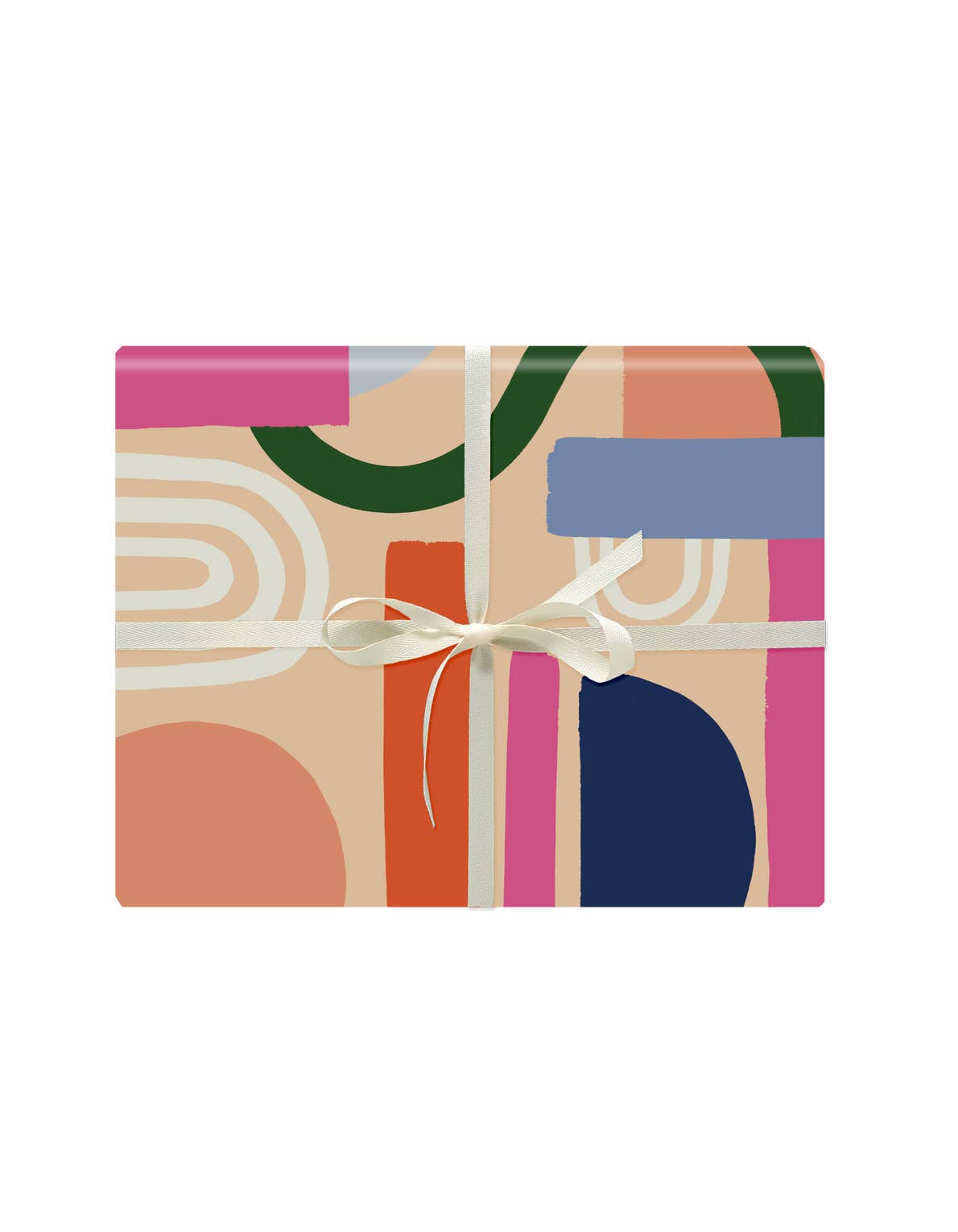 Idlewild Co. - Wholesale Wrapping Paper Roll - Color Block Gift Wrap - Roll of 3