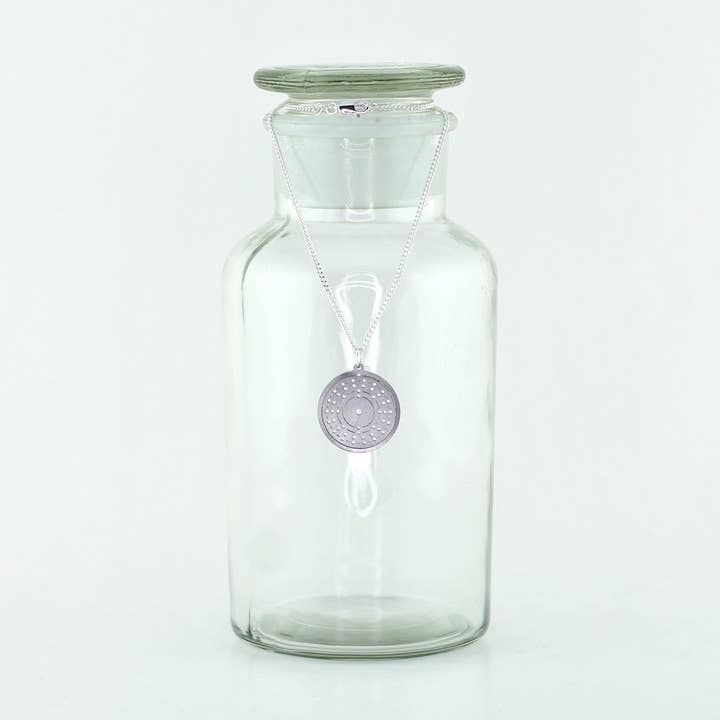 Collier Atom Modèle Bohr en Argent pour la vente par Sorcery Science