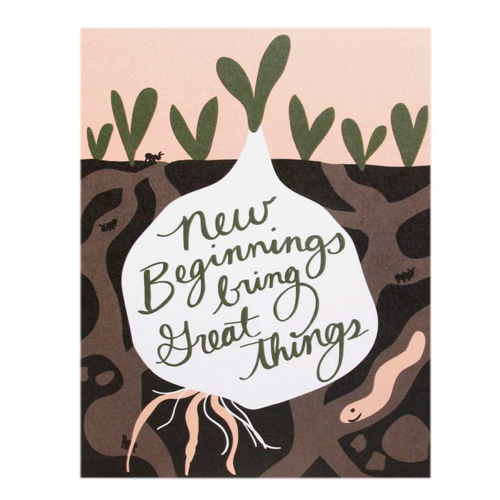 New Beginnings - Encouragement Card for wholesale by Dote Note + Gift
