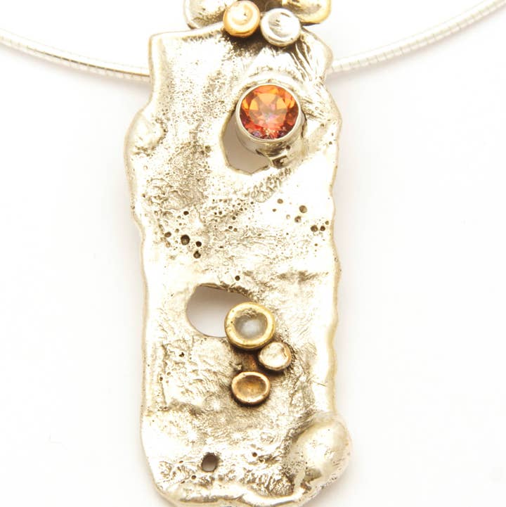 Tamara Kelly Designs - Wholesale Pendant/Charm Necklace - Ladies  Handcrafted Reticulated Pendant with stone0
