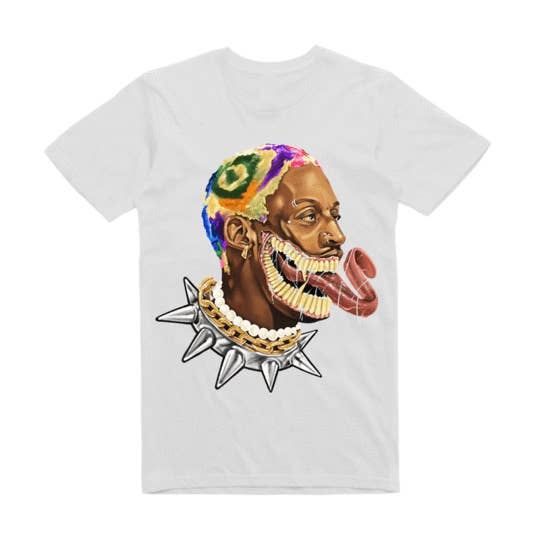 White Rodzilla Tee for wholesale by Merchathon