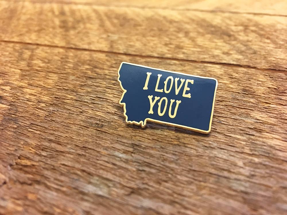 Noteworthy Paper & Press - Wholesale Lapel Pin/Button - Montana Enamel Pin1