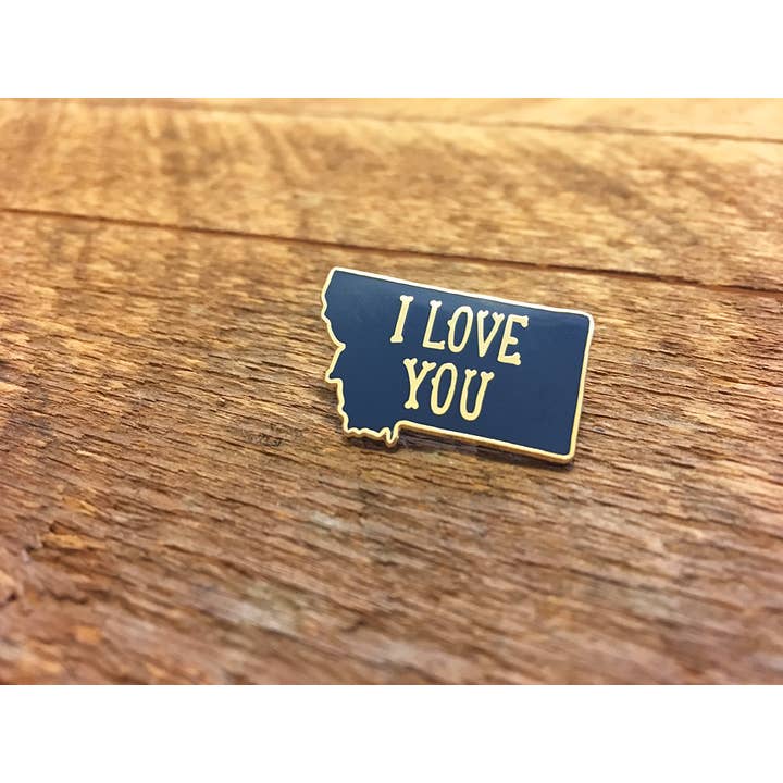 Noteworthy Paper & Press - Wholesale Lapel Pin/Button - Montana Enamel Pin1