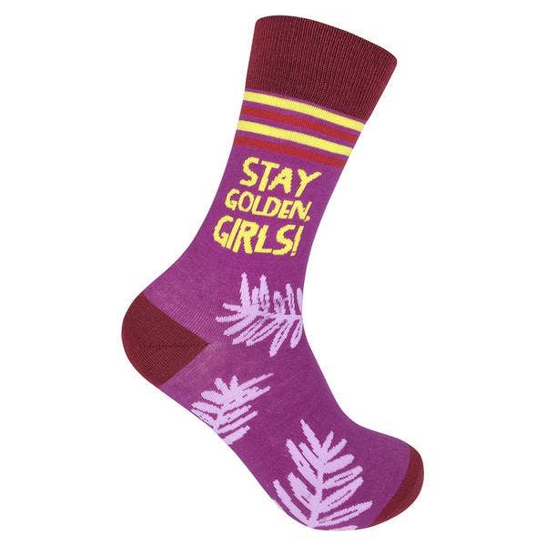 Stay Golden Girls Socks - Closeout | Funatic for wholesale by Funatic - About Face Designs - Nice Enough Merch Co