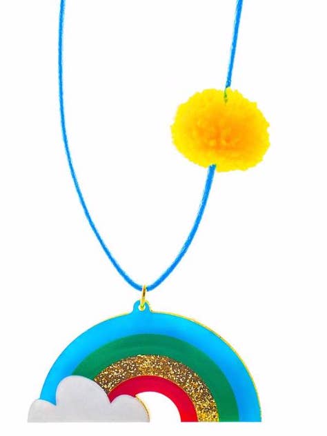 Rainbows Are Awesome Necklace for wholesale by Gunner & Lux