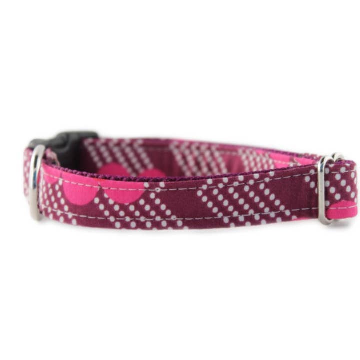Raspberry Splash Hundehalsband XLarge für den Großhandel von Sophisticated Pup