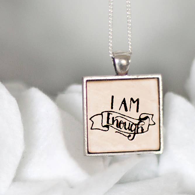 Little Allegory - Wholesale Pendant/Charm Necklace - I Am Enough Necklace3