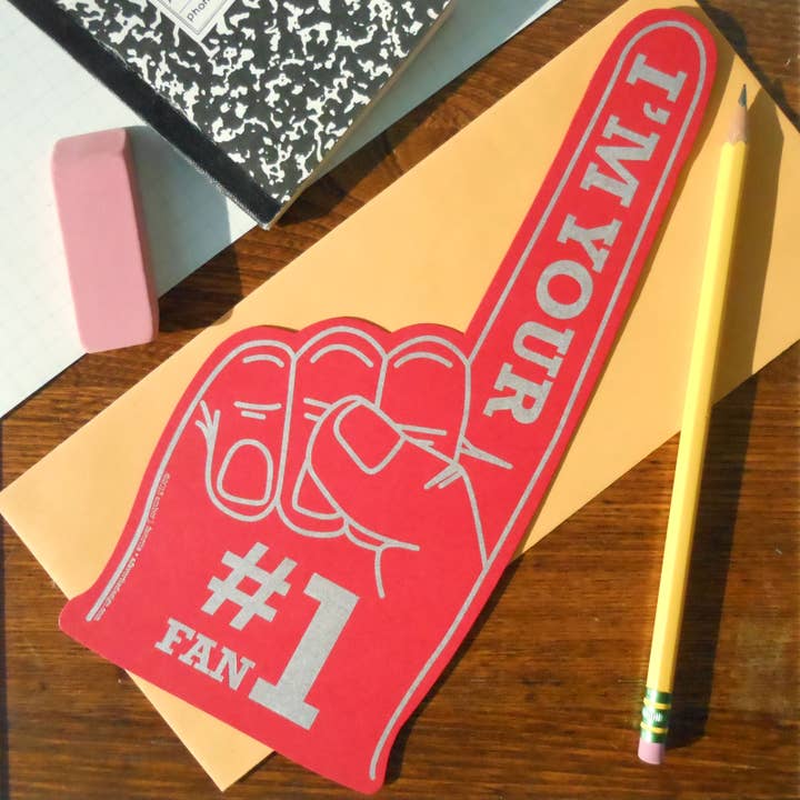 a. favorite design - Wholesale Love Card - #1 Fan "Foam" Finger