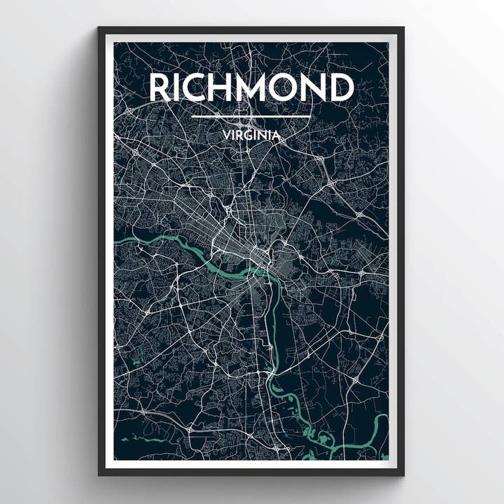 Richmond City Carte pour la vente par Point Two Design Group