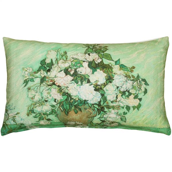 Almohada de 30,5 x 48 cm con jarrón Van Gogh para venta al por mayor de Pillow Decor