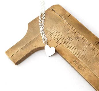 Soasa Designs - Wholesale Pendant/Charm Necklace - #SSNHeart - Sterling Silver0