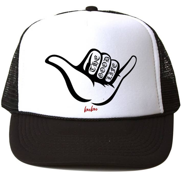 Bubu - Wholesale Trucker Hat - Unisex - The Good Life White / Black Trucker hat