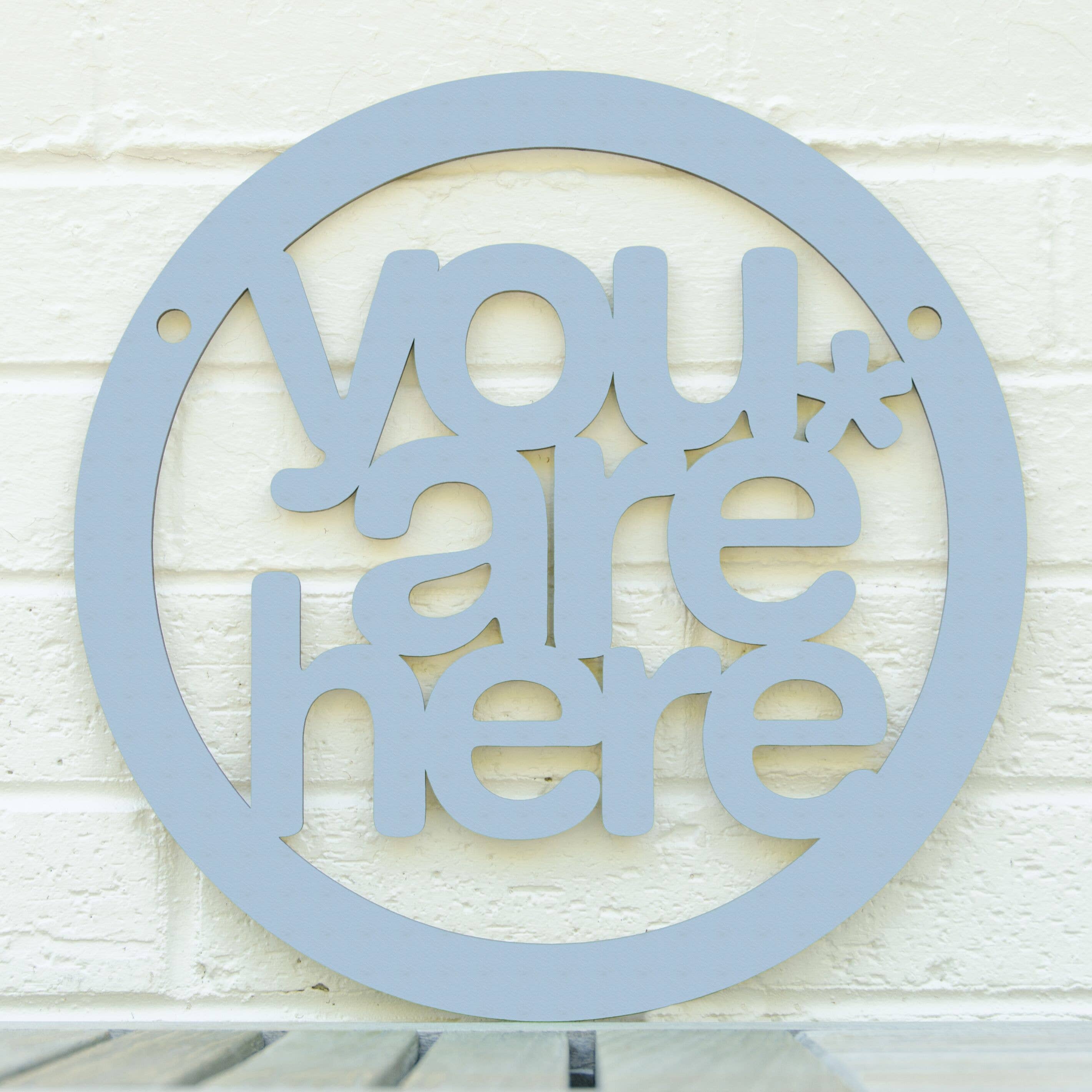 Spunky Fluff - Wholesale Wall Sign - You Are Here, Self Awareness Connection Wall Sign10