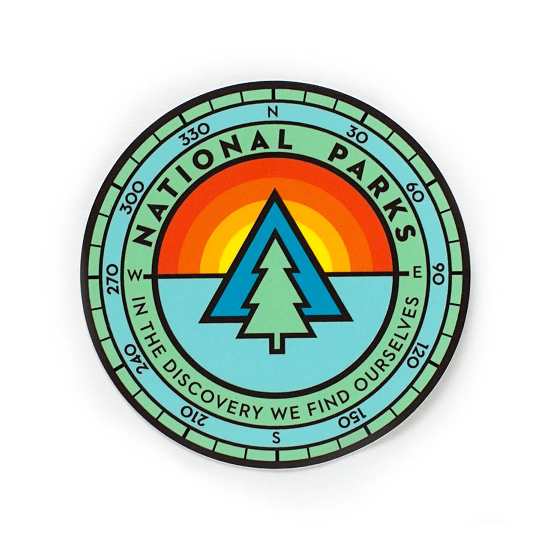 Ello There Outdoors - Wholesale Sticker - Sticker - National Park Sunrise