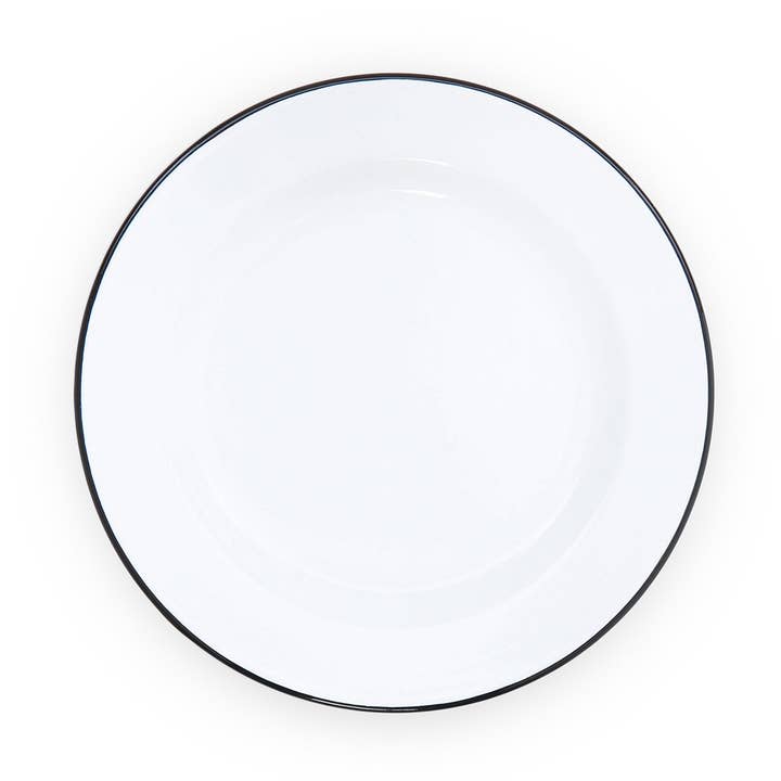 Vintage Enamelware Dinner Plate for wholesale by Crow Canyon Home