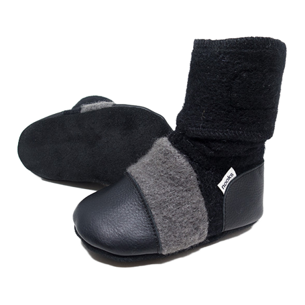 Nooks Design - Wholesale Booties - Kids - Eclipse Felted Wool Booties1
