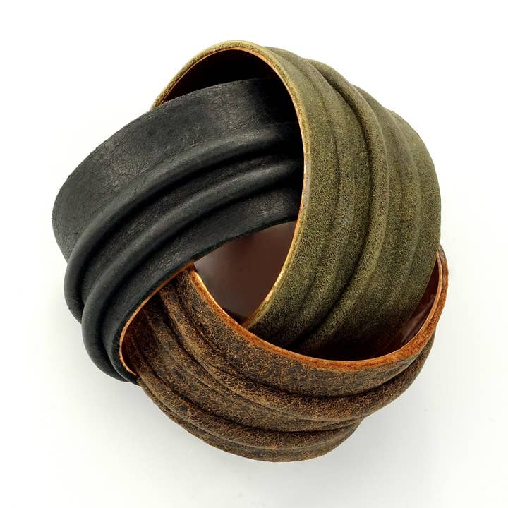 REMOVED BRAND - Wholesale Cuff Bracelet - Copper And Leather Cuffs1