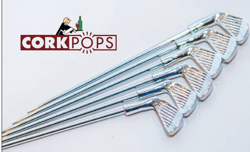 Cork Pops Inc - Wholesale Cocktail Pick - Golf Club Cocktail Picks1