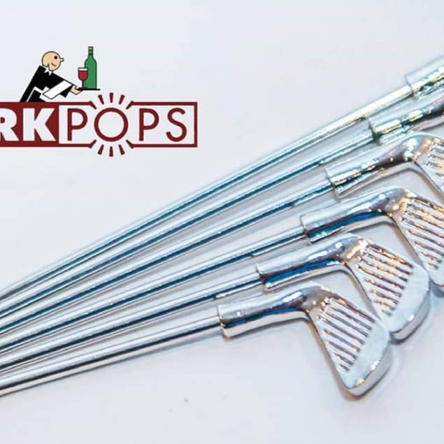 Cork Pops Inc - Wholesale Cocktail Pick - Golf Club Cocktail Picks1
