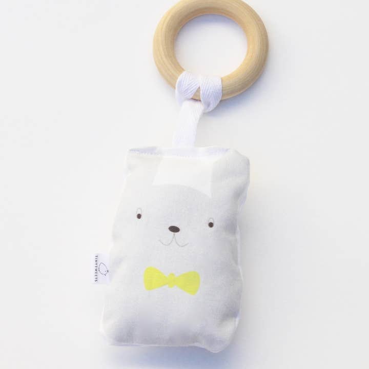 Orso dentizione anello - bambino dentizione giocattolo sensoriale per la vendita all'ingrosso da parte di TinytweetsKids