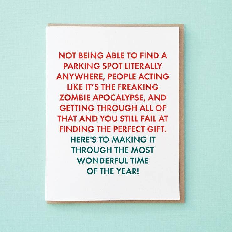 Tick Tock Press - Wholesale Season's Greetings Card - Holiday Shopping