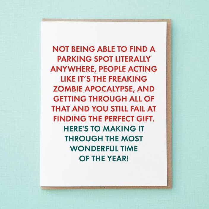 Tick Tock Press - Wholesale Season's Greetings Card - Holiday Shopping0