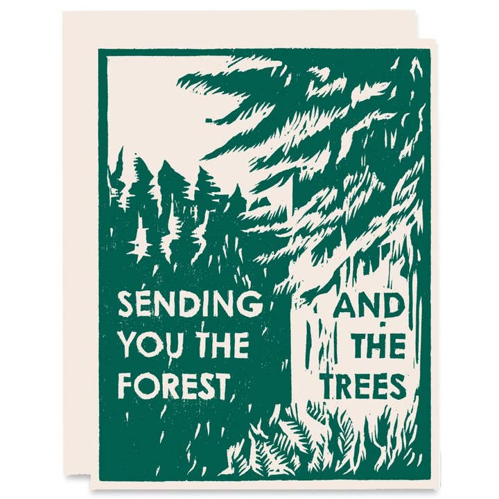Sending You the Forest and the Trees Friendship Card for wholesale by Heartell Press