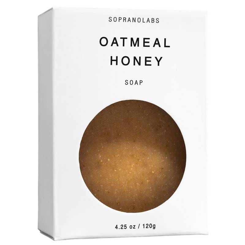 SopranoLabs - Wholesale Bar Soap - Oatmeal Honey Soap. SPA  Gift for her/him0