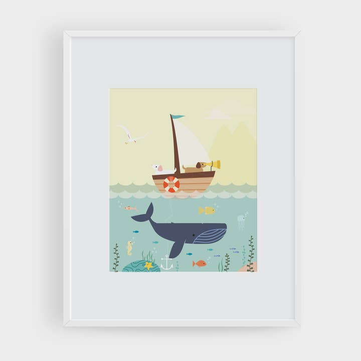 Ocean Adventure Art Imprimé pour la vente par Maple & Cotton