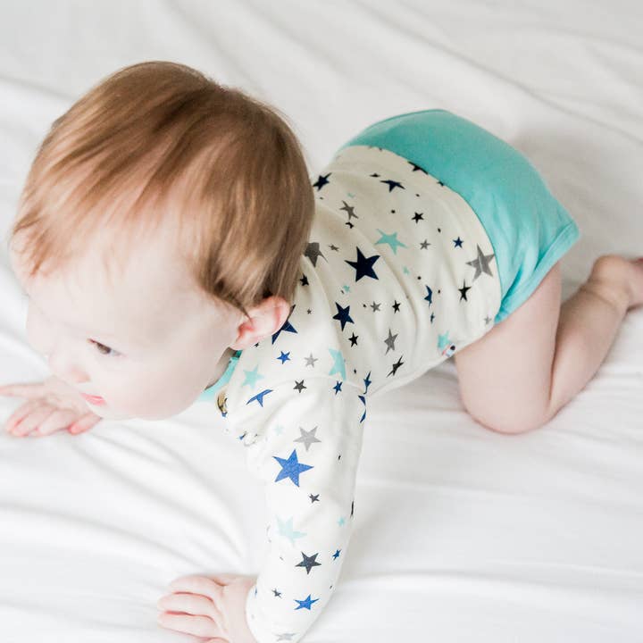 babysoy Inc - Wholesale Bodysuit (Non-Footed) - Baby - Babysoy Star Long Sleeve Tee Bodysuit2