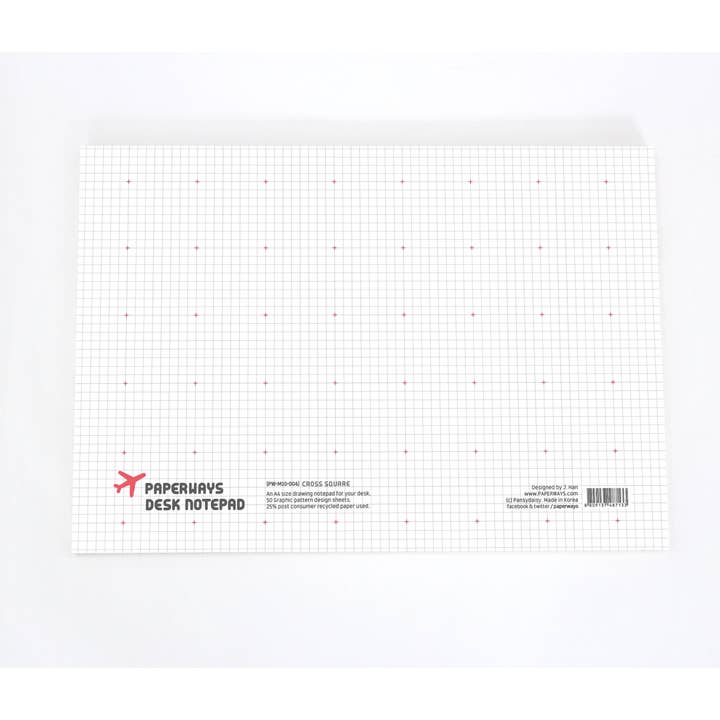 Paperways - A4-schrijfblok voor op het bureau - Cross Square voor wholesale door Paperways