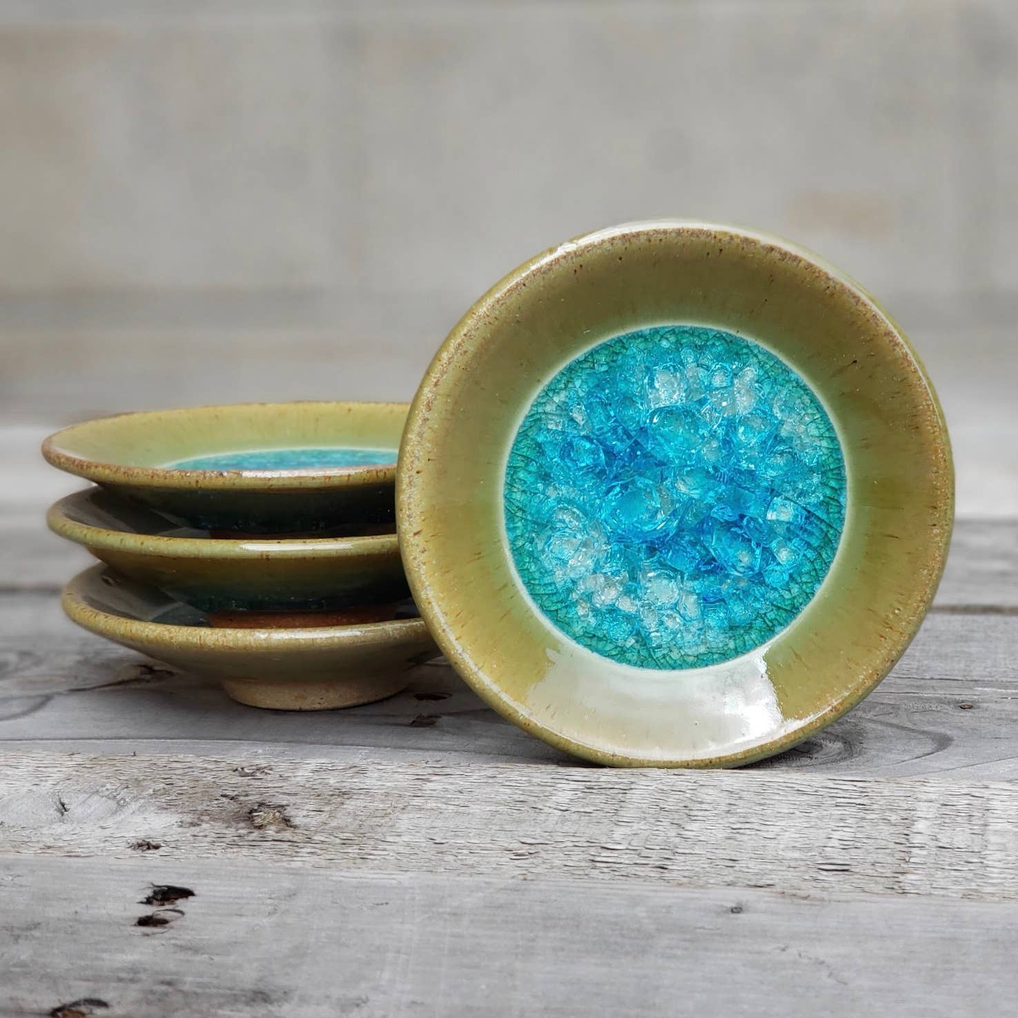 Dock 6 Pottery - Wholesale Jewelry Dish - Handmade Ring Dish - Wasabi Dipping Dish - MADE TO ORDER14