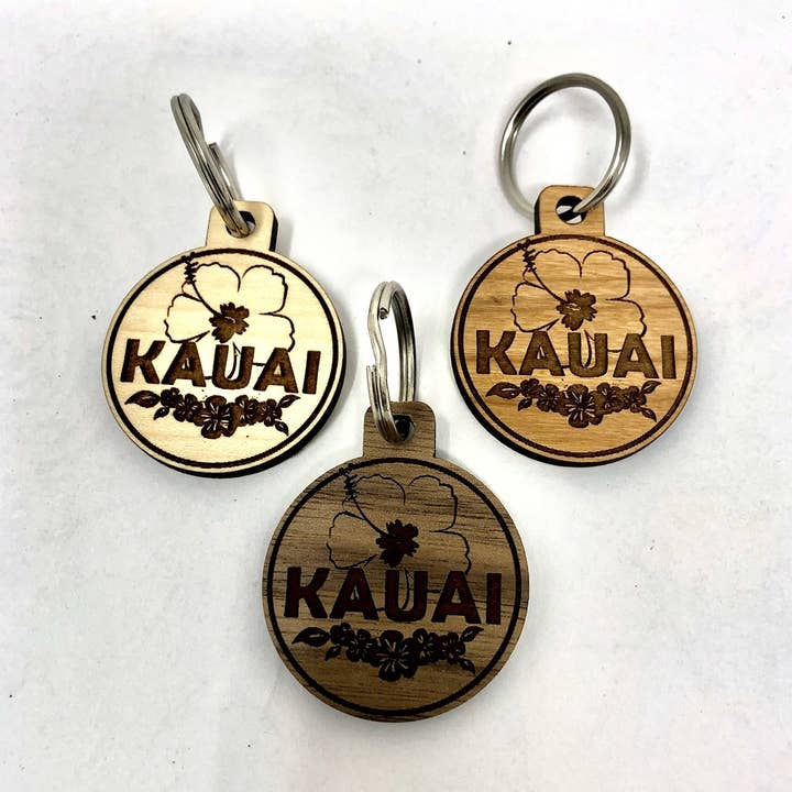 LLAVERO Hawaiian Hibiscus, Hawaii Flor Diseño Arte para venta al por mayor de Insert Brand Here Shop