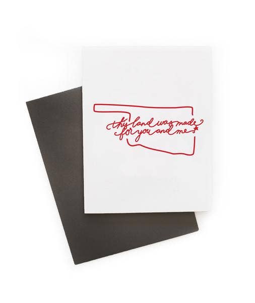Belle & Union – wholesale Everyday greeting card – This Land Greeting Card Series12