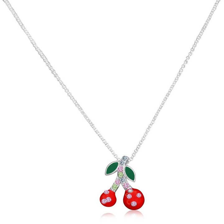 Pendentif cerises en cristal pour la vente par Chanteur
