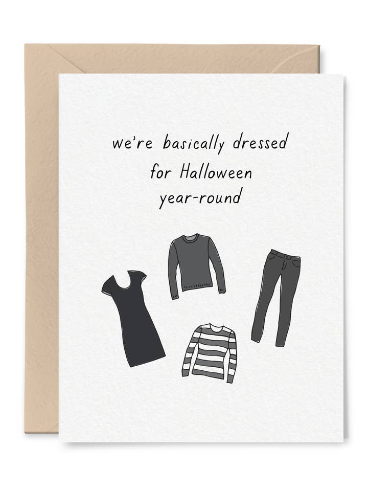 Carte d'Halloween à l'année pour la vente par Tiny Hooray