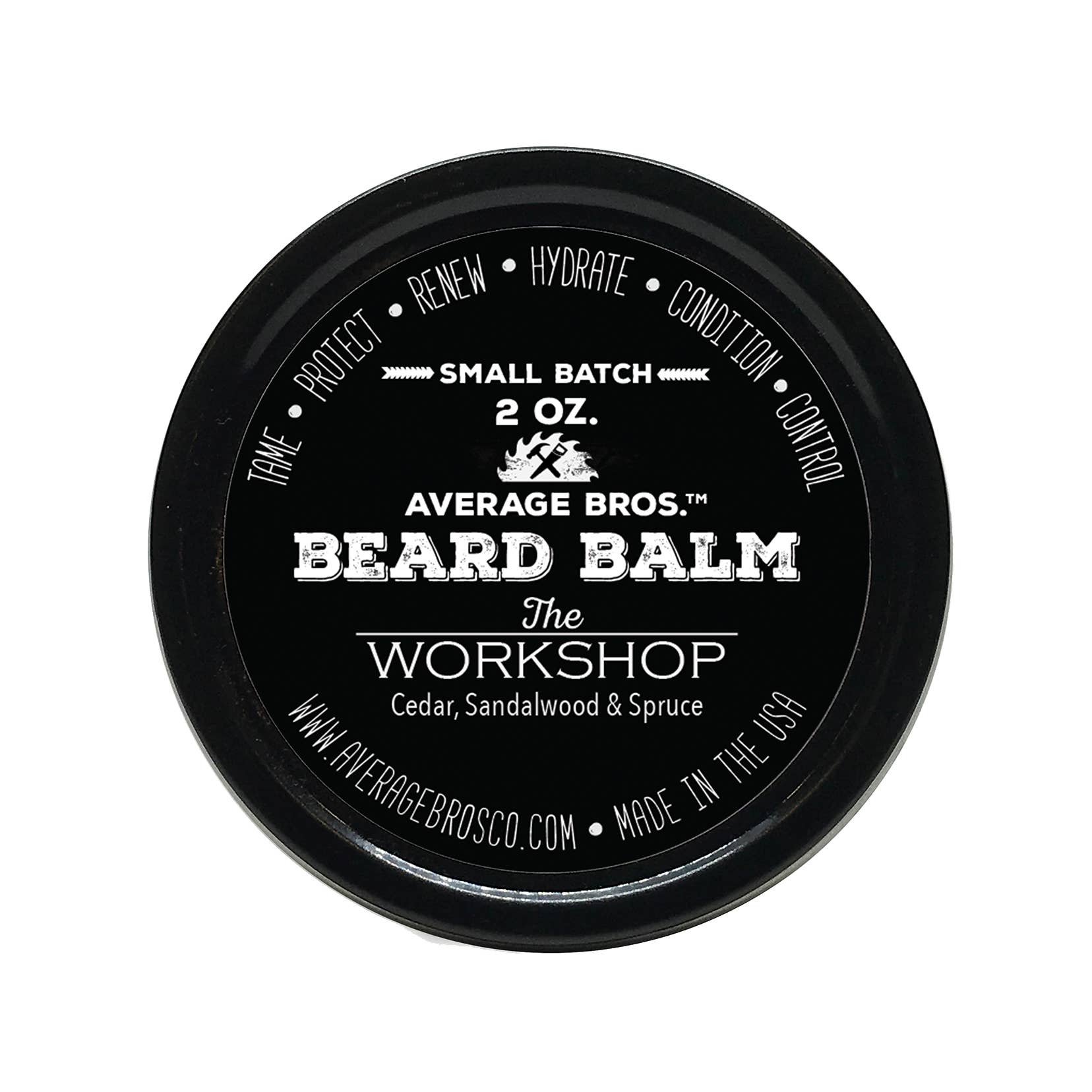 Average Bros Co. - Wholesale Beard Styling Product - The Workshop Beard Balm