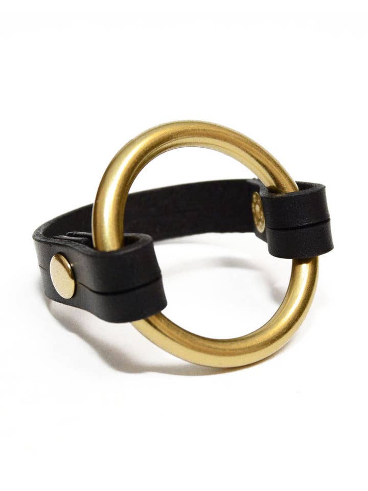 Black O-Ring Bracelet for wholesale by Stitch & Shutter