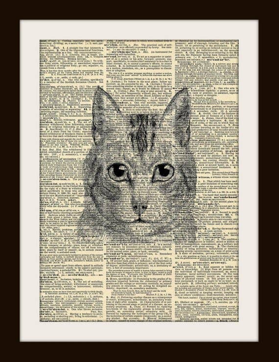 Unique Art Pendants - Wholesale Art Print - Cat Face Art Print0