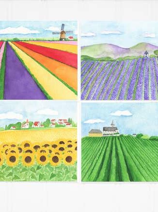 Notecards From Europe Set for wholesale by The Lavender Whim