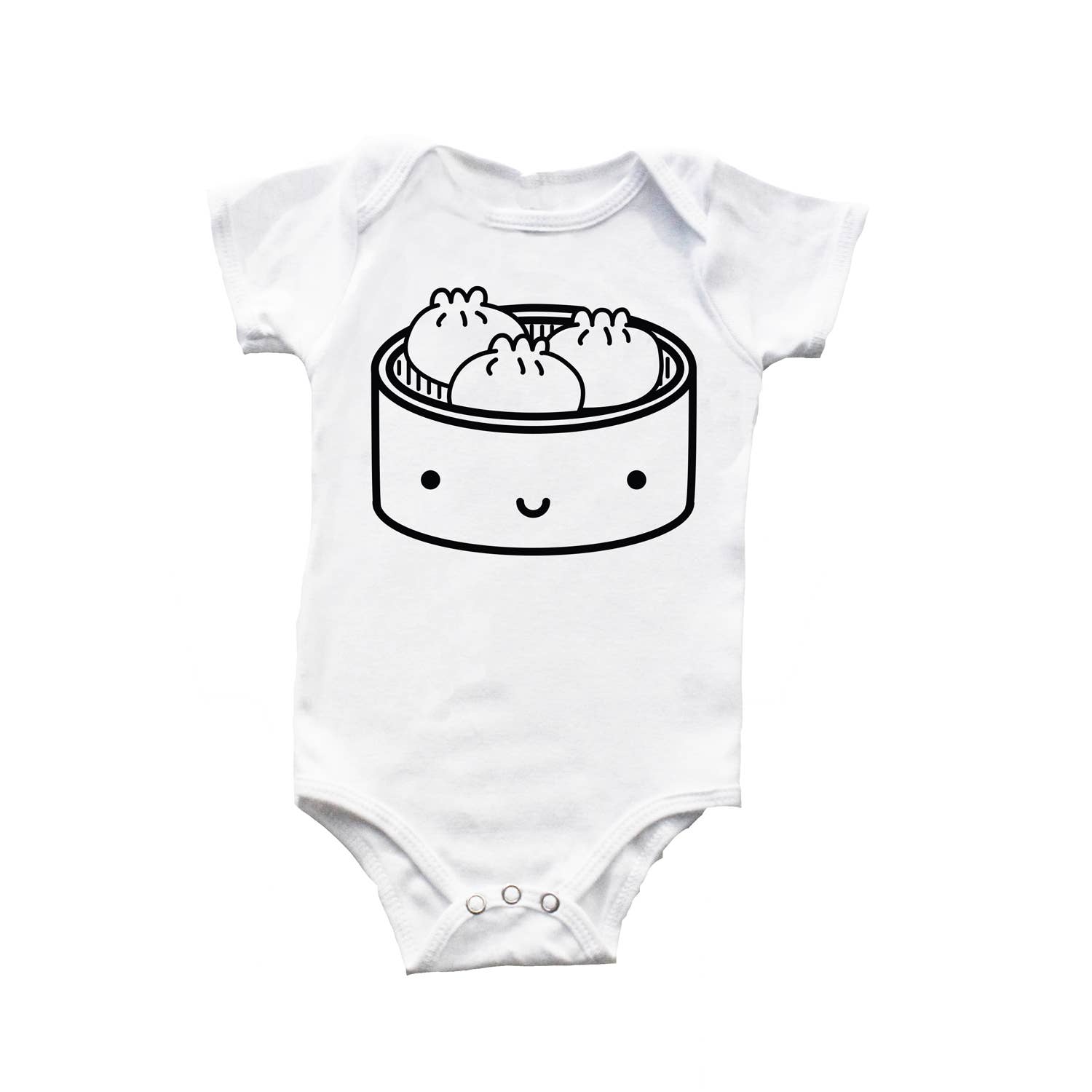 Mochi Kids - Vente Body (sans pieds) – bébé - Body illustré Kawaii Dumpling1