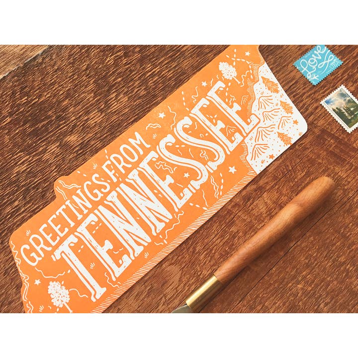 Noteworthy Paper & Press - Wholesale Postcard - Tennessee State Postcard3
