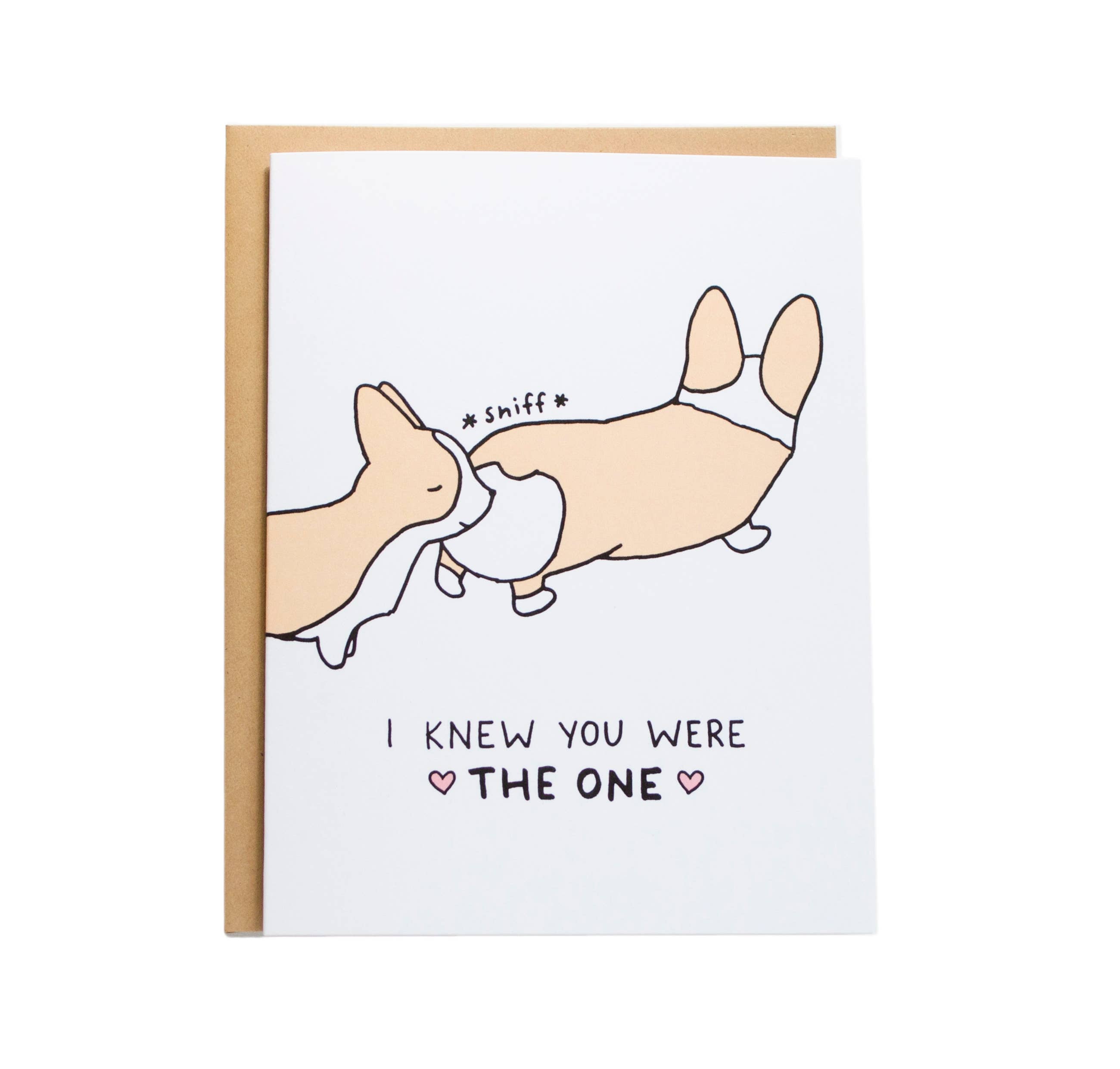 Tiffbits - Wholesale Love Card - I Knew You Were the One Funny Dog Card